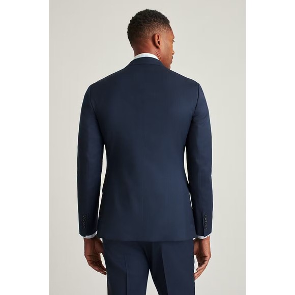 Bonobos Jetsetter Wool Blazer Suit Jacket LIGHT NAVY Men Sz 39R Slim Fit NEW - Picture 3 of 11